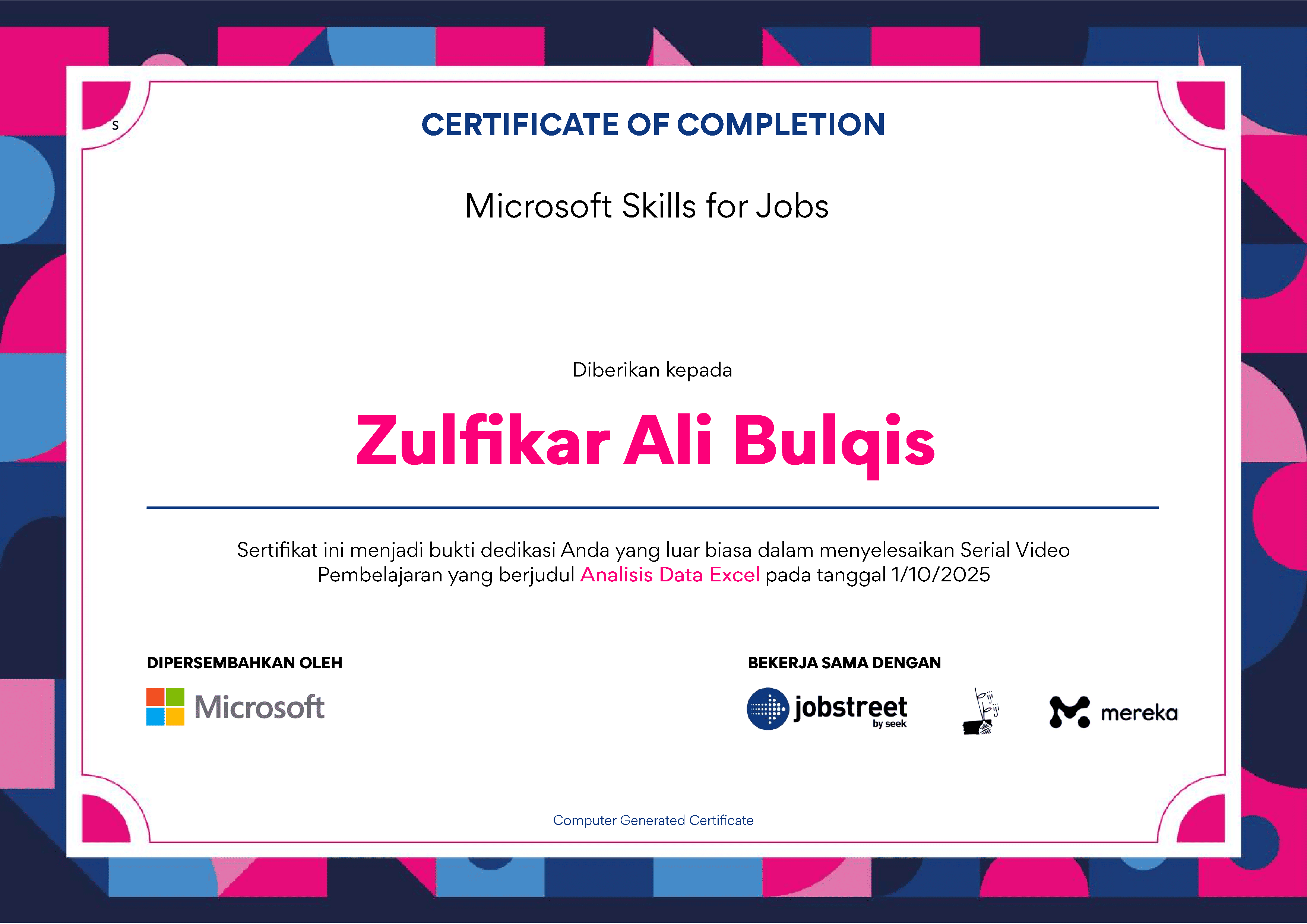 Certification Badge