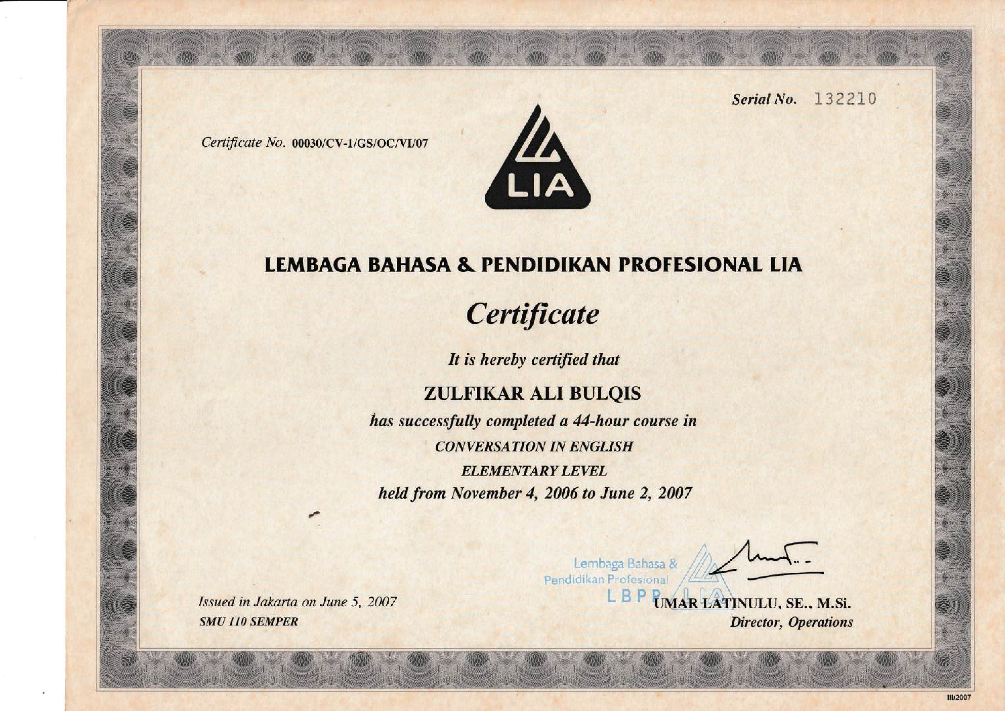 Certification Badge